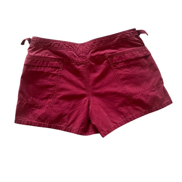 American Eagle Y2K Red Cargo Short Shorts 3 in inseam sz 10 - Picture 3 of 3